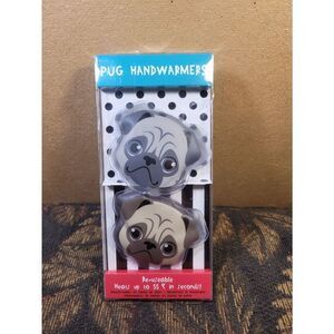 Pug Re-useble Hand Warmers- NIP